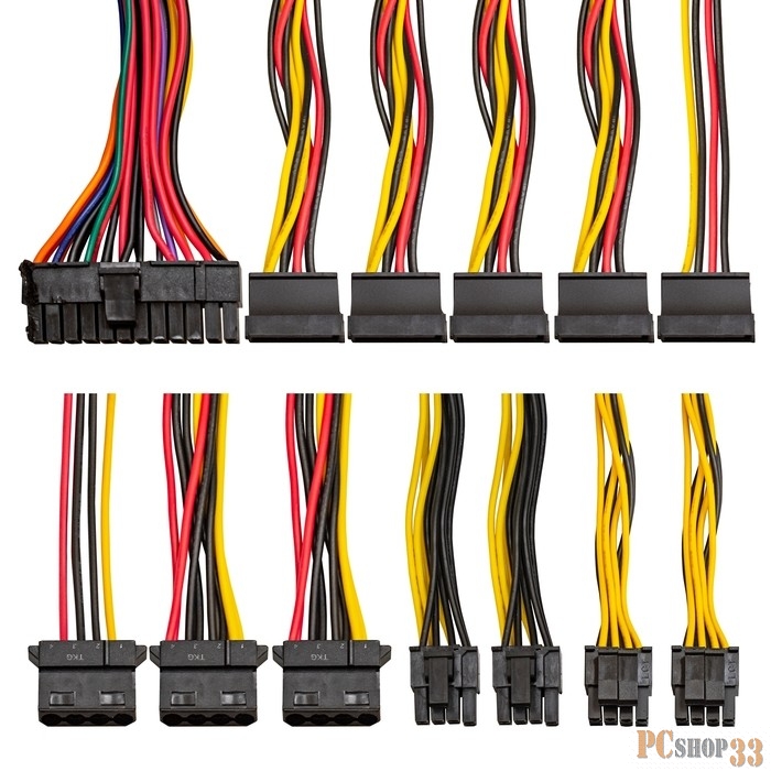 Блок питания 800W ExeGate 800NPX (ATX, 12cm fan, 24pin, 2x(4+4)pin, PCI-E, 3xSATA, 2xIDE, black)