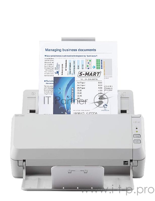 Сканер Fujitsu SP-1120, A4, 600x600dpi, с автоподатч., белый (USB2.0)