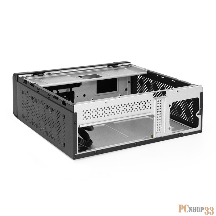 Корпус Desktop ExeGate FL-102-TPS350 (mini-ITX, БП TPS350 с вент. 8см, 2*USB + 1*USB3.0, аудио, черный)
