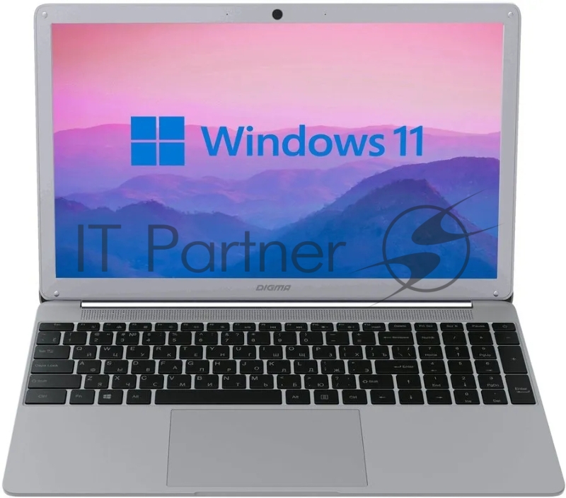 Ноутбук Digma EVE 15 P418 Pentium Silver N5030 8Gb SSD256Gb Intel UHD Graphics 605 15.6 IPS FHD (1920x1080) Windows 11 Home grey WiFi BT Cam 5000mAh (NCN158CXW02)