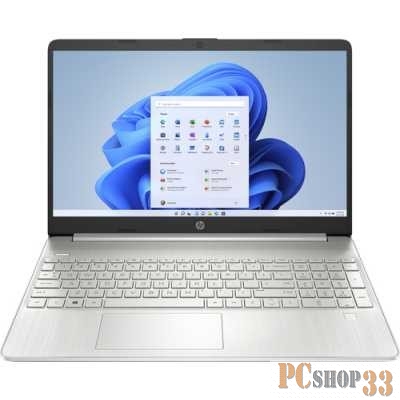 Ноутбук HP 15S-FQ5009NQ 15.6 1920x1080 Intel Core i7-1255U RAM 16Гб SSD 512Гб Intel Iris Xe Graphics ENG/RUS DOS серебристый 1.69 кг 6M262EA