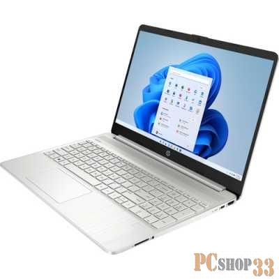 Ноутбук HP 15S-FQ5016NQ 15.6 1920x1080 Intel Core i5-1235U RAM 16Гб SSD 1Тб Intel Iris Xe Graphics ENG/RUS DOS серебристый 1.69 кг 6M270EA