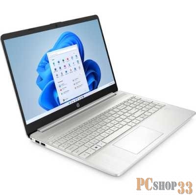 Ноутбук HP 15S-FQ5016NQ 15.6 1920x1080 Intel Core i5-1235U RAM 16Гб SSD 1Тб Intel Iris Xe Graphics ENG/RUS DOS серебристый 1.69 кг 6M270EA