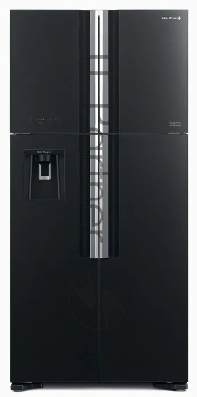 Холодильник Hitachi R-W660PUC7 GGR 2-хкамерн. серое стекло (двухкамерный)