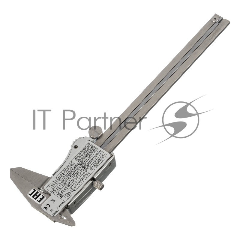 Штангенциркуль, 150 мм, электронный, большой дисплей, с глубиномером// Denzel
