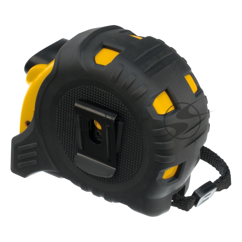 Рулетка 3м х 16мм, обрезиненный корпус, автоматическая фиксация// Denzel