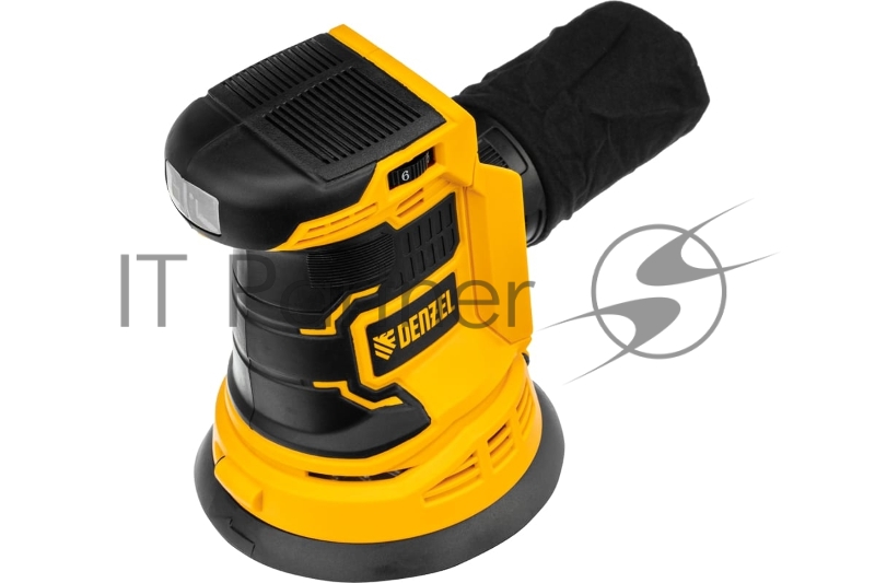 Машина шлифовальная эксцентриковая аккумуляторная COS-125-0, 18В Li-Ion// Denzel