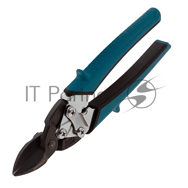 Ножницы по металлуPIRANHA,190мм,прямой рез,сталь-СrM,двухкомпонентные рукоятки// Gross