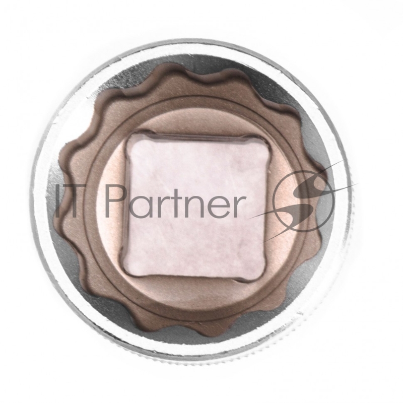 Головка торцевая, 24 мм, 12-гранная, CrV, под квадрат 1/2, хромированная// Stels