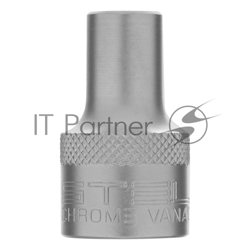 Головка торцевая, 8 мм, 12-гранная, CrV, под квадрат 1/2, хромированная// Stels