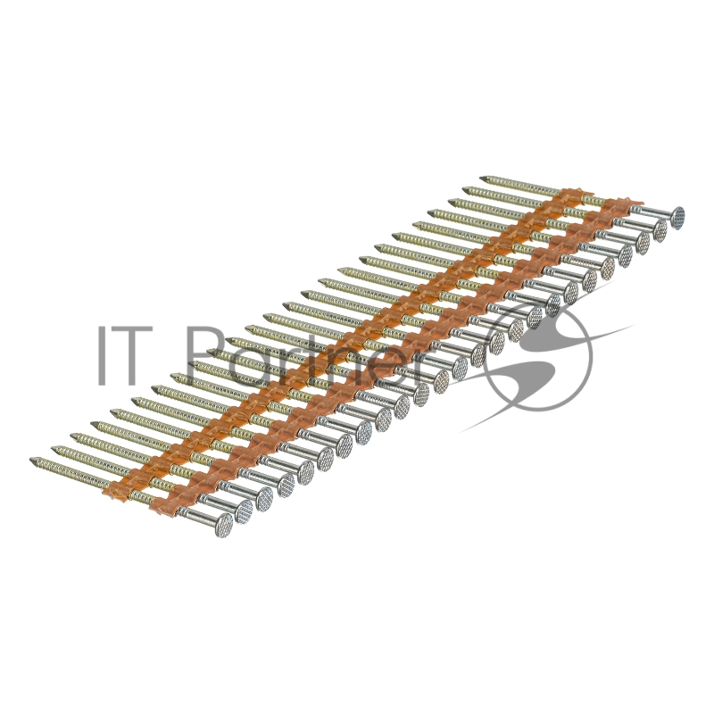 Гвозди для пнев. нейлера (оцинк.), длина - 65 мм, диам. - 2,9 мм, 2000 шт.// Denzel