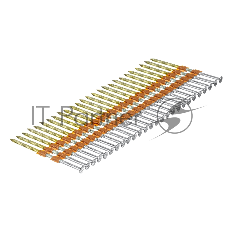 Гвозди для пнев. нейлера (оцинк.), длина - 75 мм, диам. - 3,05 мм, 2000 шт.// Denzel