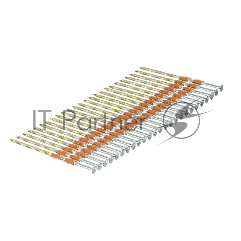 Гвозди для пнев. нейлера (оцинк.), длина - 90 мм, диам. - 3,05 мм, 2000 шт.// Denzel