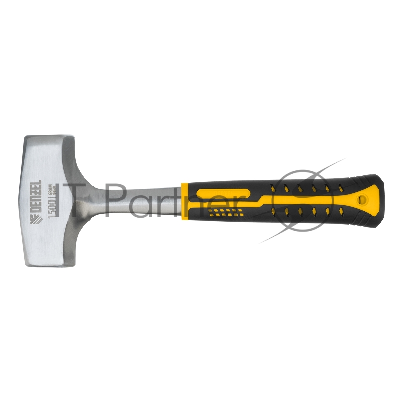 Кувалда 1,5 кг, цельнометаллическая, двухкомпонентная рукоятка// Denzel