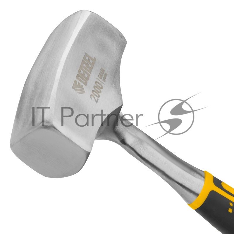 Кувалда 2 кг, цельнометаллическая, двухкомпонентная рукоятка// Denzel