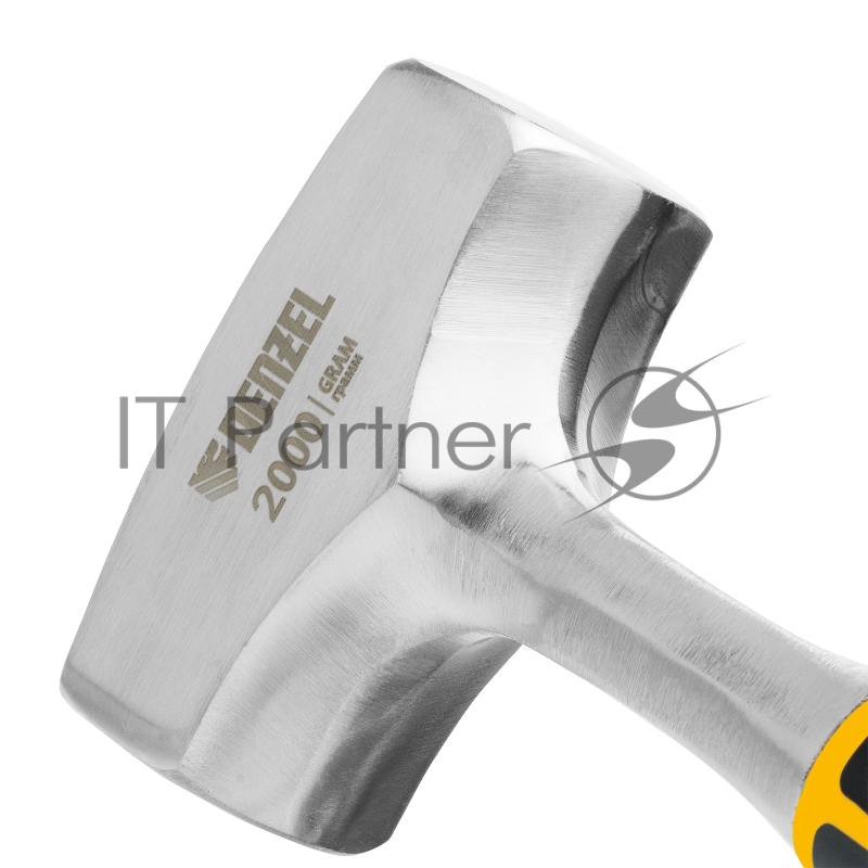 Кувалда 2 кг, цельнометаллическая, двухкомпонентная рукоятка// Denzel