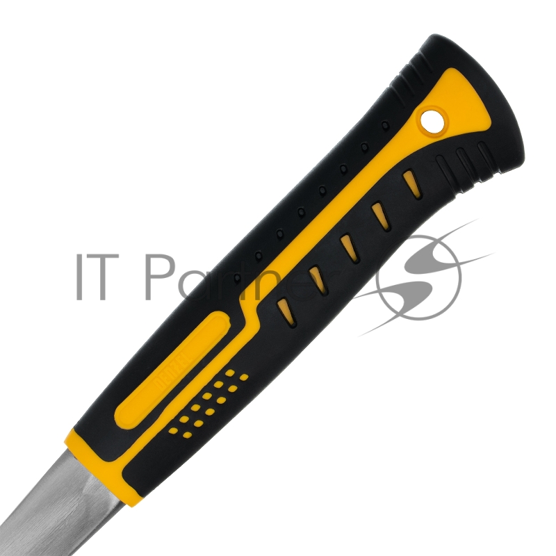 Молоток-гвоздодер 350 г, цельнометаллический, двухкомпонентная рукоятка // Denzel