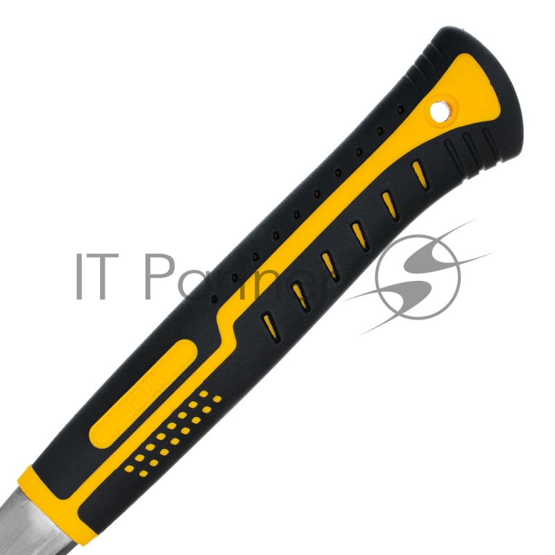 Молоток-гвоздодер 560 г, цельнометаллический, двухкомпонентная рукоятка // Denzel