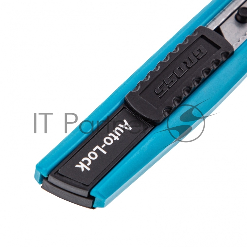 Нож 145 мм, корпус ABS-пластик, выдв. сегм. лезвие 9 мм (SK-5), метал. направляющая// Gross