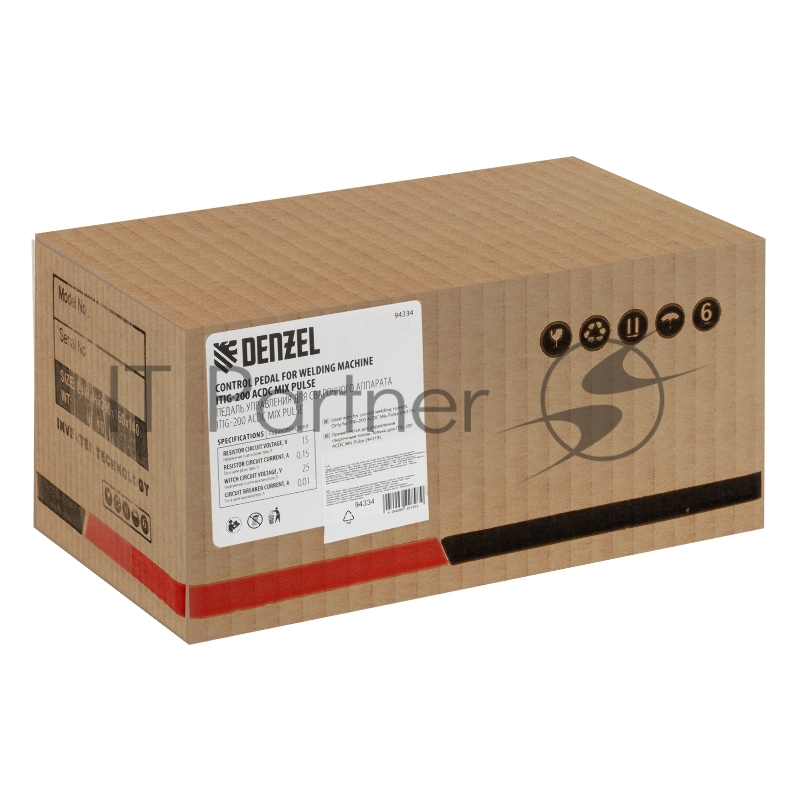 Педаль управления для ITIG-200 ACDC Mix Pulse //Denzel