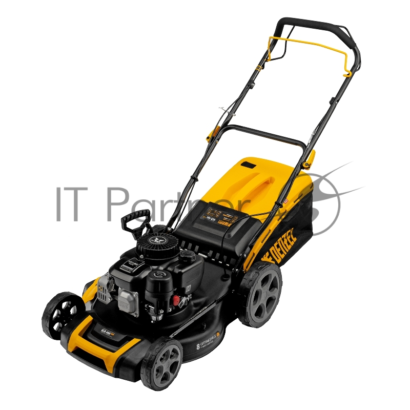 Газонокосилка бензиновая GLR-460SP-ZS, 149 см3, ширина 46 см, привод, травосборник 65 л// Denzel