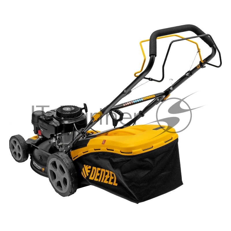 Газонокосилка бензиновая GLR-460SP-ZS, 149 см3, ширина 46 см, привод, травосборник 65 л// Denzel