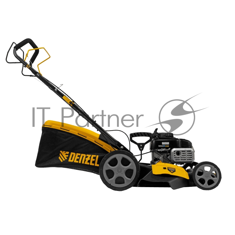 Газонокосилка бензиновая GLR-460SP-ZS, 149 см3, ширина 46 см, привод, травосборник 65 л// Denzel