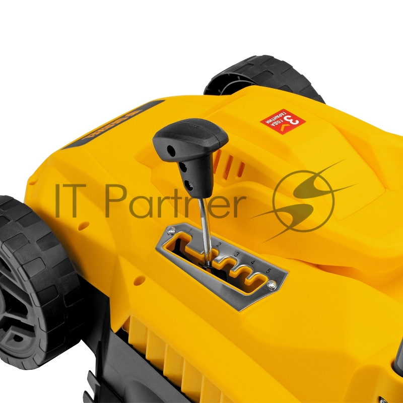 Газонокосилка электрическая GM-1300, 1300 Вт, шир. 32 см, 5 уров., травосб. 35 л// Denzel