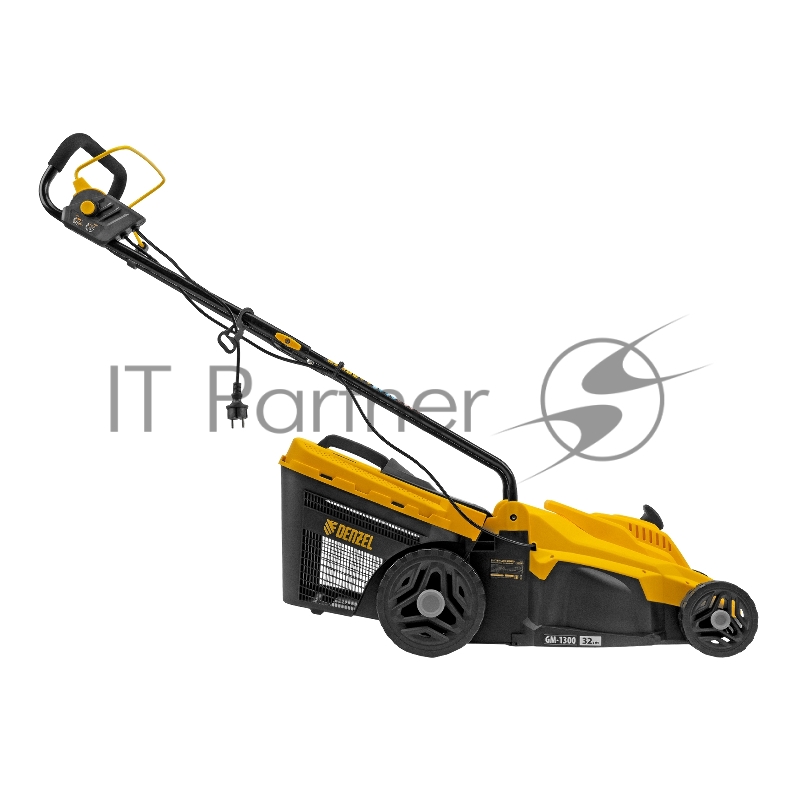 Газонокосилка электрическая GM-1300, 1300 Вт, шир. 32 см, 5 уров., травосб. 35 л// Denzel