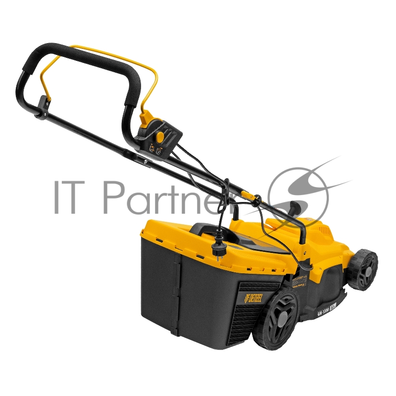 Газонокосилка электрическая GM-1300, 1300 Вт, шир. 32 см, 5 уров., травосб. 35 л// Denzel