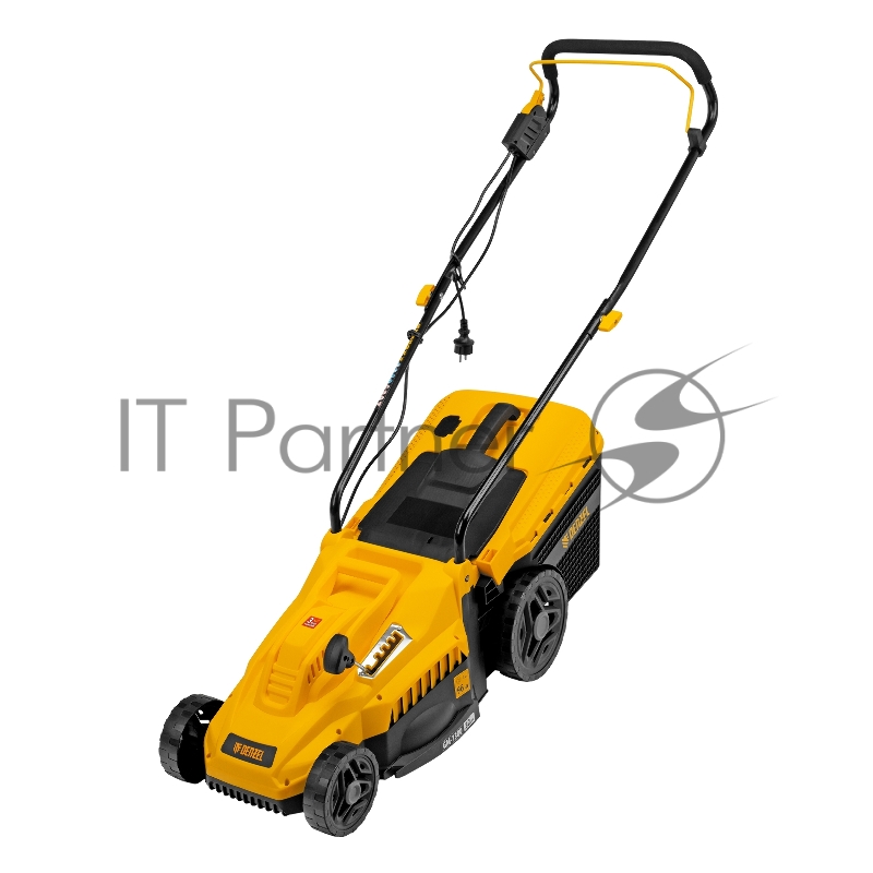 Газонокосилка электрическая GM-1300, 1300 Вт, шир. 32 см, 5 уров., травосб. 35 л// Denzel