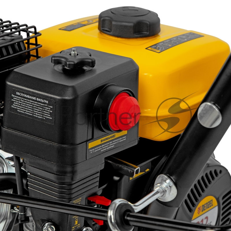 Бензиновая снегоуборочная машина SBM 610, 212cc, ручной старт, фара// Denzel