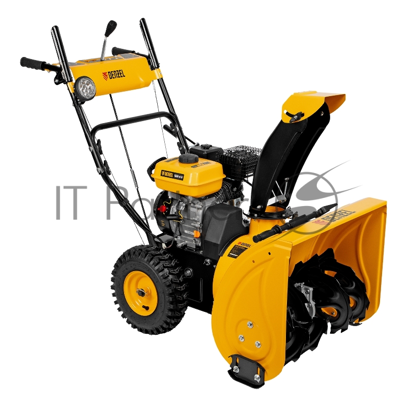 Бензиновая снегоуборочная машина SBM 610, 212cc, ручной старт, фара// Denzel