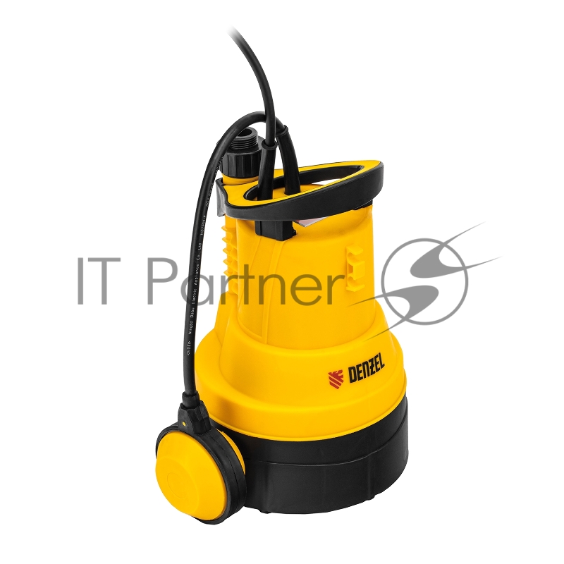 Дренажный насос для чистой воды DPB400, 400 Вт, подъем 11 м, 5500 л/ч// Denzel