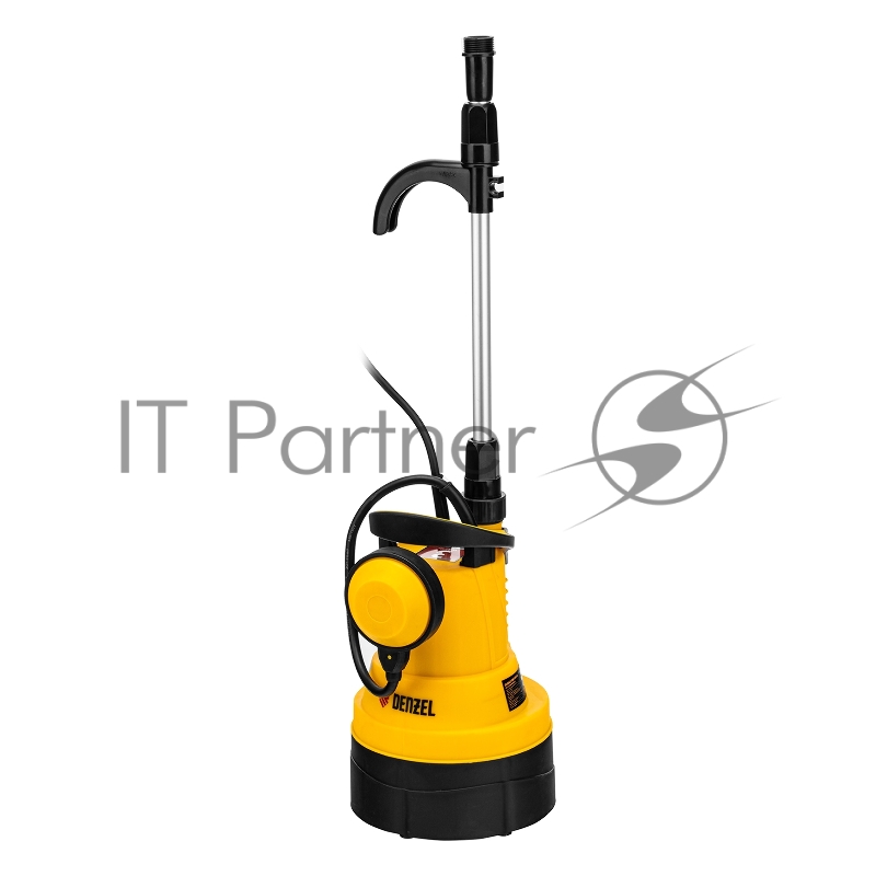 Дренажный насос для чистой воды DPB400, 400 Вт, подъем 11 м, 5500 л/ч// Denzel