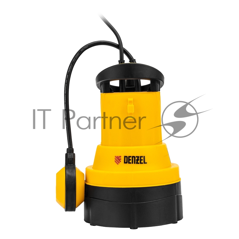 Дренажный насос для чистой воды DPB400, 400 Вт, подъем 11 м, 5500 л/ч// Denzel