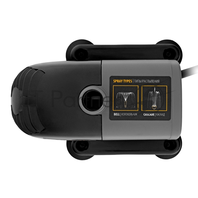 Насос фонтанный FNP18-14, 18 Вт, подъем 1,4 м, 750 л/ч, колокольчик/каскад// Denzel