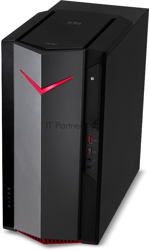 Компьютер Acer Nitro N50-620 MT i7 11700F (2.5) 16Gb 1Tb 7.2k SSD256Gb RTX3060 12Gb noOS GbitEth WiFi BT 500W черный