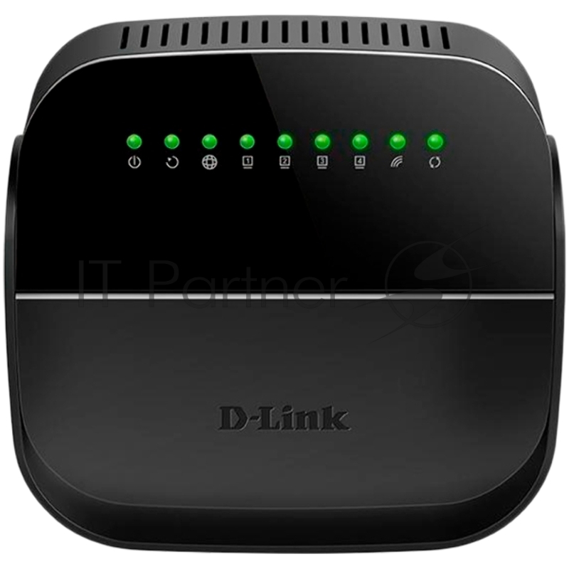 Роутер беспроводной D-Link DSL-2640U/R1A ADSL2+ черный (Annex A)