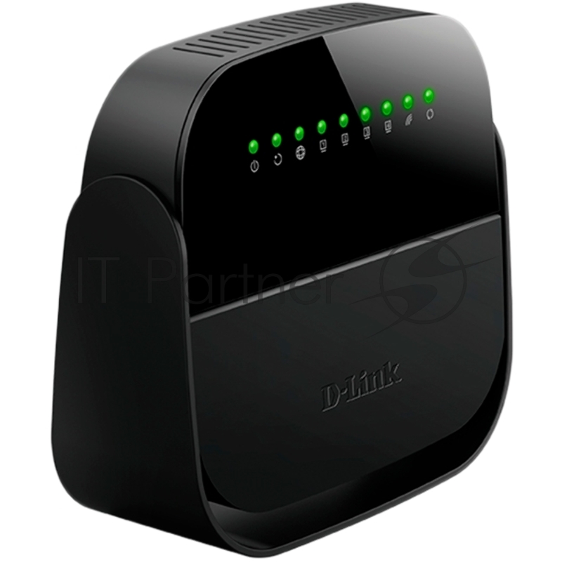 Роутер беспроводной D-Link DSL-2640U/R1A ADSL2+ черный (Annex A)