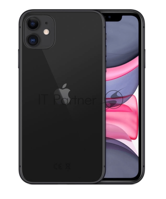Смартфон Apple A2221 iPhone 11 64Gb 4Gb черный моноблок 3G 4G 2Sim 6.1 828x1792 iPhone iOS 15 12Mpix 802.11 a/b/g/n/ac/ax NFC GPS GSM900/1800 GSM1900 TouchSc Ptotect