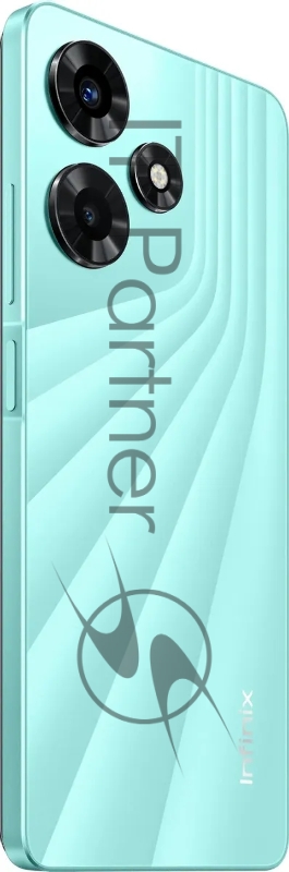 Смартфон Infinix X6831 Hot 30 128Gb 4Gb зеленый моноблок 3G 4G 2Sim 6.78 1080x2460 Android 13 50Mpix 802.11 a/b/g/n/ac NFC GPS GSM900/1800 GSM1900 TouchSc FM microSD max1024Gb