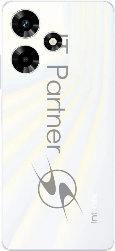 Смартфон Infinix X6831 Hot 30 128Gb 8Gb белый моноблок 3G 4G 2Sim 6.78 1080x2460 Android 13 50Mpix 802.11 a/b/g/n/ac NFC GPS GSM900/1800 GSM1900 TouchSc FM microSD max1024Gb