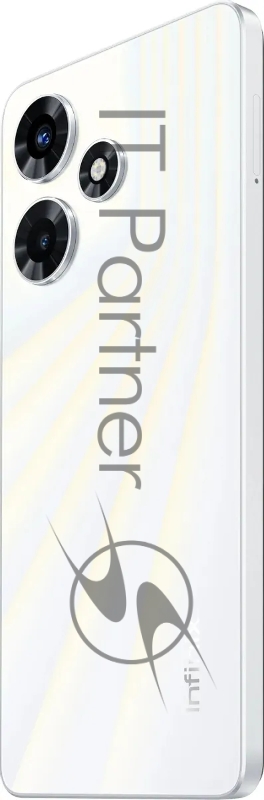 Смартфон Infinix X6831 Hot 30 128Gb 8Gb белый моноблок 3G 4G 2Sim 6.78 1080x2460 Android 13 50Mpix 802.11 a/b/g/n/ac NFC GPS GSM900/1800 GSM1900 TouchSc FM microSD max1024Gb