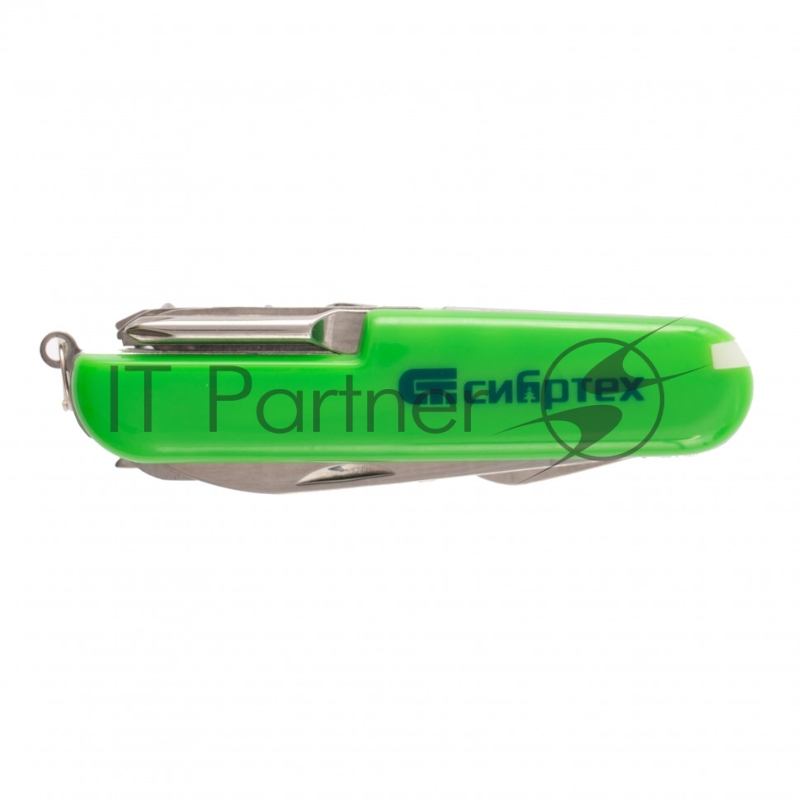 Нож многофункциональный, компактный размер, 15 функций, 90 мм// Сибртех