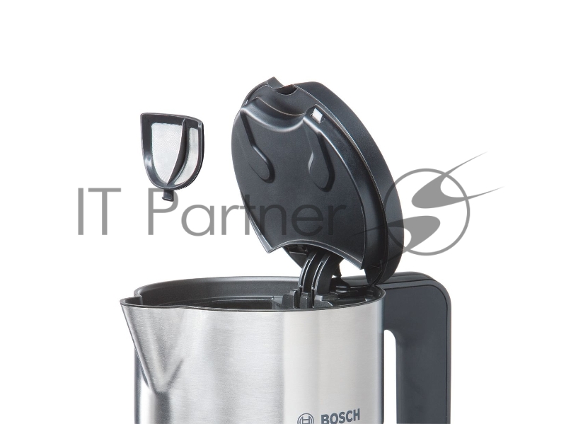 Чайник электрический Bosch TWK8611P 1.5л. 2400Вт белый/серебристый (корпус: нержавеющая сталь)