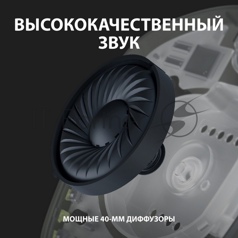 Наушники с микрофоном Logitech G435 белый накладные Radio оголовье (981-001074)