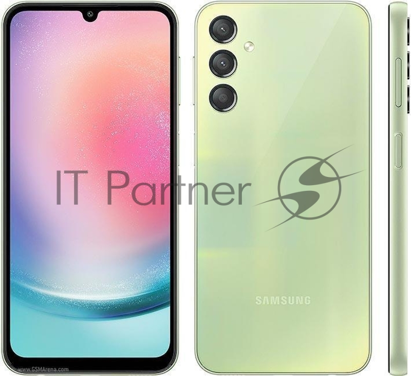 Смартфон Samsung Galaxy A24 SM-A245F 6/128Gb зеленый (SM-A245FLGUMEA)