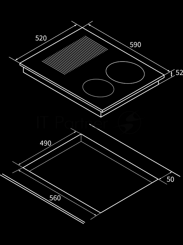 Варочная поверхность NORDFROST i-MS 6049 W