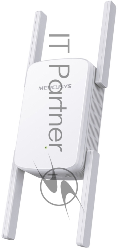 Роутер AC1900 Wi-Fi Range ExtenderSPEED: 600 Mbps at 2.4 GHz + 1300 Mbps at 5 GHz SPEC: 4× Fixed External Antennas, 1× Gigabit Port, Wall PluggedFEATURE: MERCUSYS APP, WPS/Reset Button, Signal Indicator, Range Extender/Access Point mode, Adaptive Pa